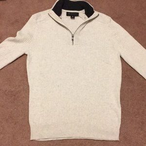 INC Quarter Zip Sweater Sz S